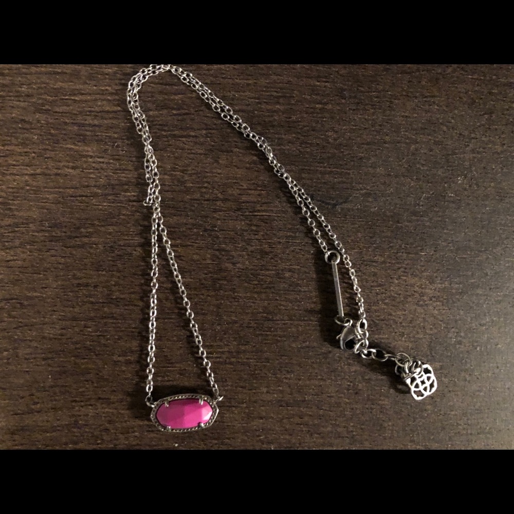 Pink Kendra Scott Elisa Necklace